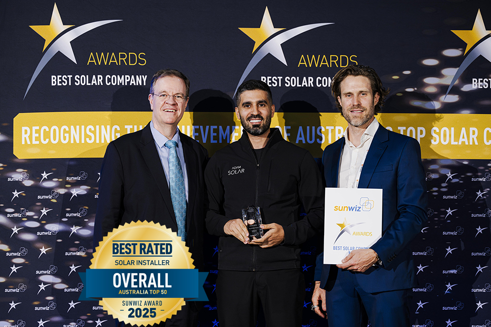 Adam Solar is a Best Rated Solar Company for 2025