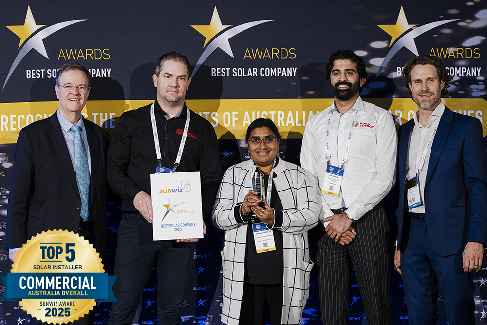 Kuga Energy is a Top 5 Commercial Solar systems Installer for 2025