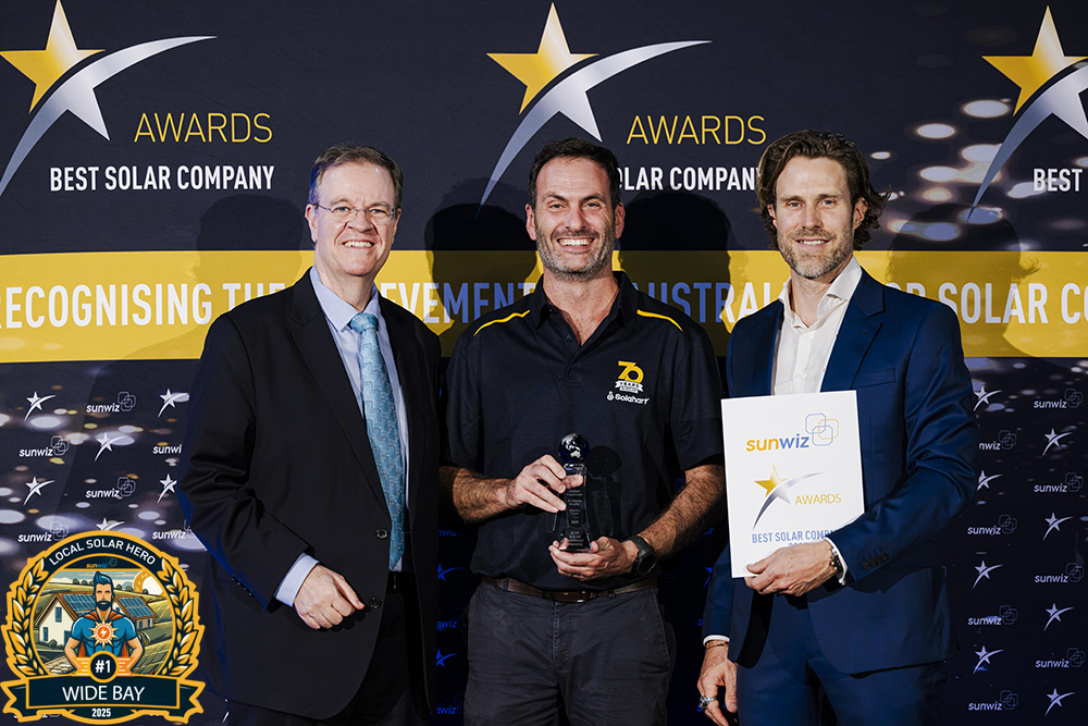 Solahart Frasercoast is a Local Solar Hero for 2025