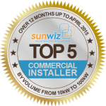 SunConnect: Top Commercial Installer (12 months to April 2015)