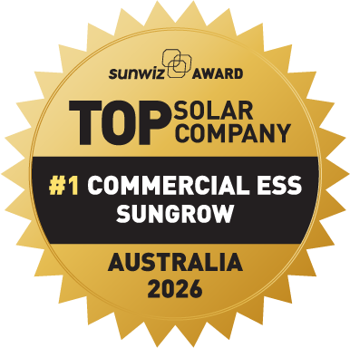Sungrow #1 ESS installer 2026 SunWiz Award
