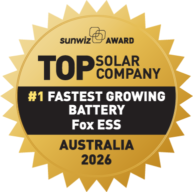Fox ESS #1 Fastest Growing ESS 2026 SunWiz Award