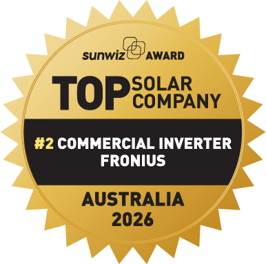 Fronius #2 Top Volume Commercial Inverter 2026 SunWiz Award