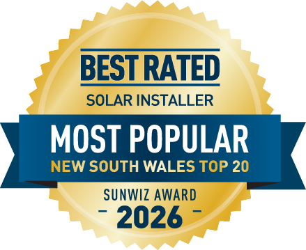 Renewco Solar Top 20 Most Popular installer - NSW 2026 SunWiz Award