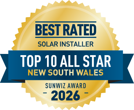 Clean Earth Solar Top 20 All Star installer - National 2026 SunWiz Award