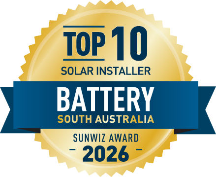 Solar Power Direct Top 10 ESS installer - SA 2026 SunWiz Award