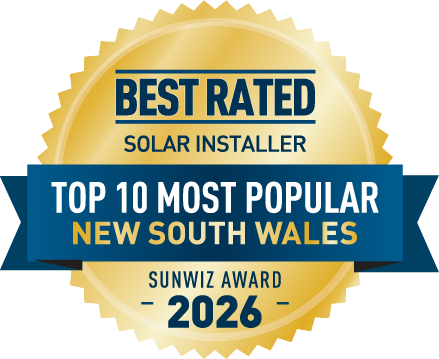 Electrifying Australia Top 10 Most Popular installer - NSW 2026 SunWiz Award