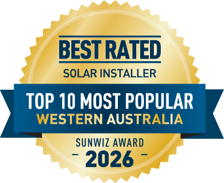 Solar 1 Nation Electricals Top 10 Most Popular installer - WA 2026 SunWiz Award