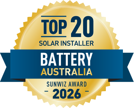Think Renewable Top 20 ESS installer - National 2026 SunWiz Award