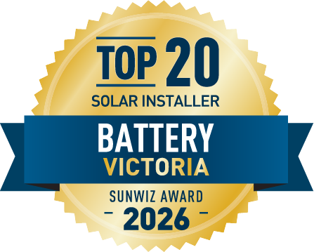 Sunrise Innovations Top 20 ESS installer - VIC 2026 SunWiz Award