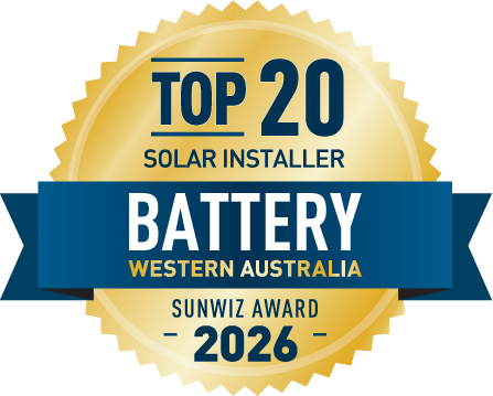 KVA power Top 20 ESS installer - WA 2026 SunWiz Award