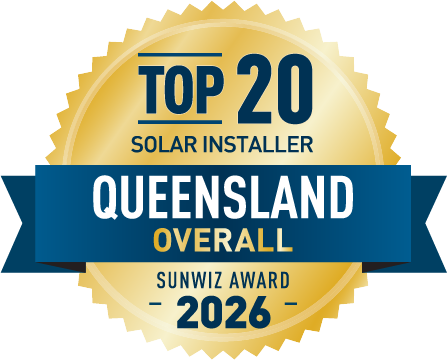 LMS electrical Top 20 Solar installer - QLD 2026 SunWiz Award