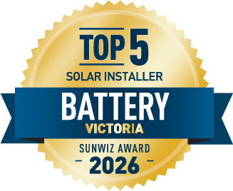 1KOMMA5° Top 5 ESS installer - VIC 2026 SunWiz Award