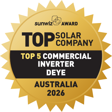 Deye Top 5 Commercial Inverter 2026 SunWiz Award