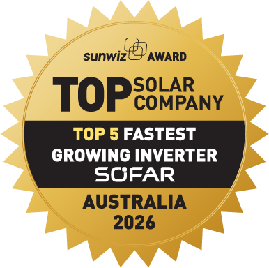 Sofar Top 5 Fastest Growing ESS 2026 SunWiz Award