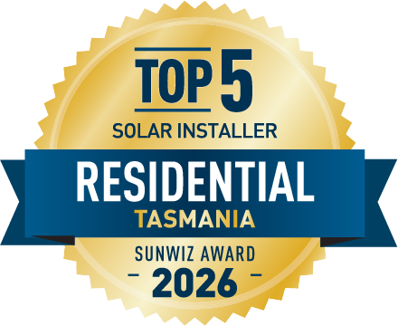 Genr8 Energy Top 5 Solar installer - TAS 2026 SunWiz Award