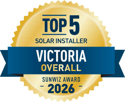 Solar Run Top 5 Solar installer - VIC 2026 SunWiz Award