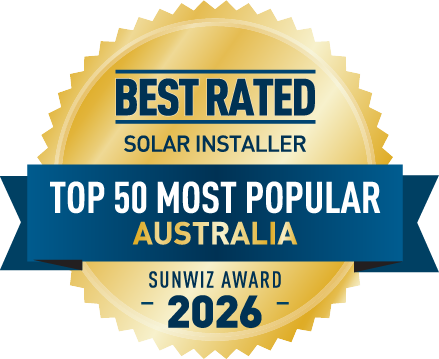Electrifying Australia Top 50 Most Popular installer - National 2026 SunWiz Award