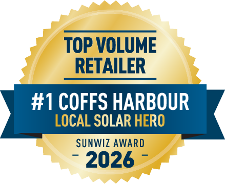 Coffs Solar Energy #1 Local Solar Hero — Coffs Harbour 2026 SunWiz Award