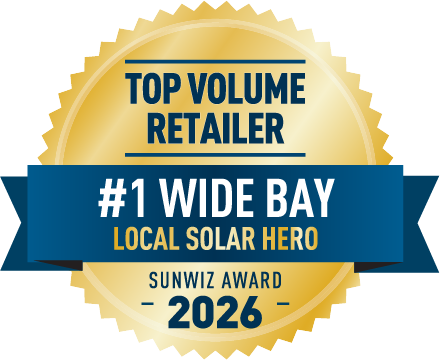 Solahart Fraser Coast #1 Local Solar Hero — Wide Bay 2026 SunWiz Award